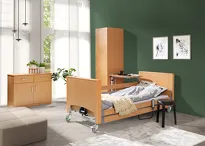 Łóżko rehabilitacyjne drewniane PB 331 LOW o obniżonym położeniu leża - 2
