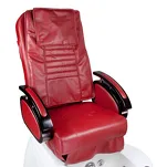 Fotel do pedicure z masażem BR-3820D Bordowy - 3