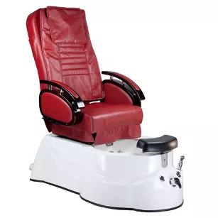 Fotel do pedicure z masażem BR-3820D Bordowy