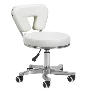 Taboret kosmetyczny do pedicure 9266 biały