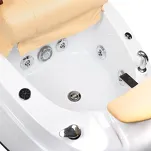 Fotel do pedicure z masażem BR-2307 Beżowy - 3
