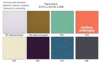 Dostępne kolory tapicerki Exclusive Line