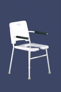 Krzesło sedesowe z poręczami stałymi CЄ