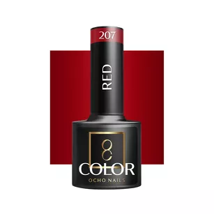 OCHO NAILS Lakier hybrydowy red 207 -5 g