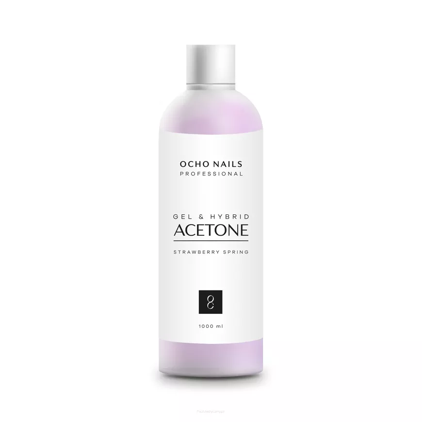 OCHO NAILS Aceton truskawkowy 1000 ml