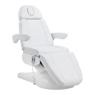 Fotel kosmetyczny elektryczny Azzurro Lux 3 silniki biały