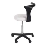 Taboret medyczny + podłokietnik NG-CH049 biały - 2