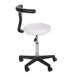 Taboret medyczny + podłokietnik NG-CH049 biały - 3