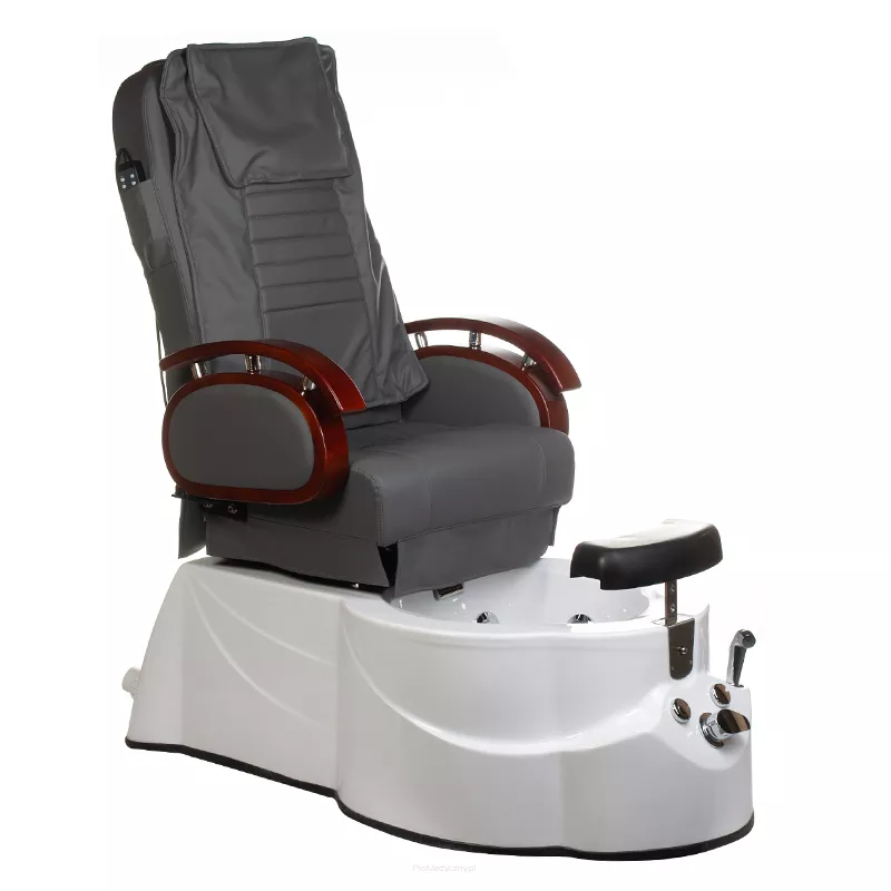 Fotel do pedicure z masażem BR-3820D Szary