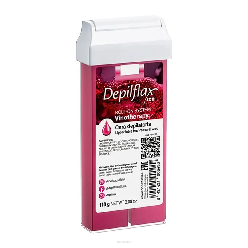 Wosk do depilacji Depilflax 100 Vinotherapy rolka 110 g