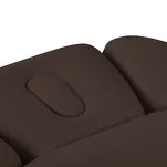 Leżanka SPA Sillon Relax brązowa ciemna z jasnobrązową podstawą - 11