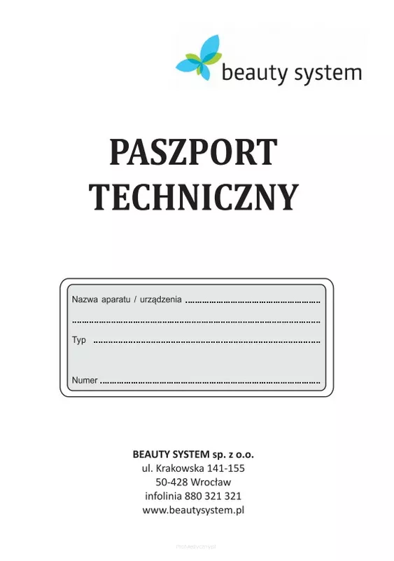 Przegląd zerowy + założenie paszportu technicznego