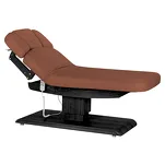 Leżanka SPA Sillon Relax brązowa z czarną podstawą - 2