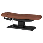 Leżanka SPA Sillon Relax brązowa z czarną podstawą - 4