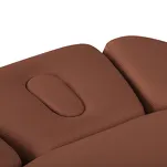 Leżanka SPA Sillon Relax brązowa z czarną podstawą - 11