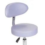 Taboret kosmetyczny z oparciem BD-9934 lawenda - 2