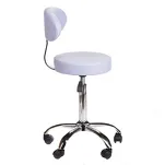 Taboret kosmetyczny z oparciem BD-9934 lawenda - 3