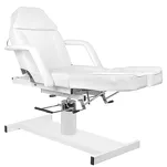 Fotel kosmetyczny hydrauliczny A 210C pedi biały - 3