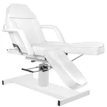 Fotel kosmetyczny hydrauliczny A 210C pedi biały - 4