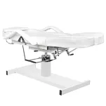 Fotel kosmetyczny hydrauliczny A 210C pedi biały - 5