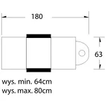 Fotel kosmetyczny hydrauliczny A 210C pedi biały - 8