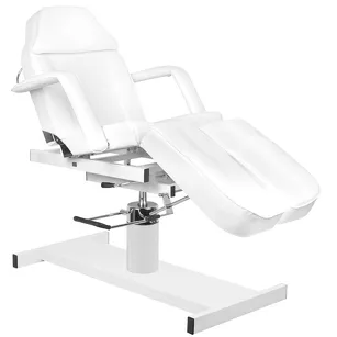 Fotel kosmetyczny hydrauliczny A 210C pedi biały