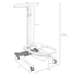 Brodzik do pedicure Comfort na kółkach z funkcją Lift - 5