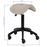 Taboret fryzjerski Gabbiano D032 beżowy - 9