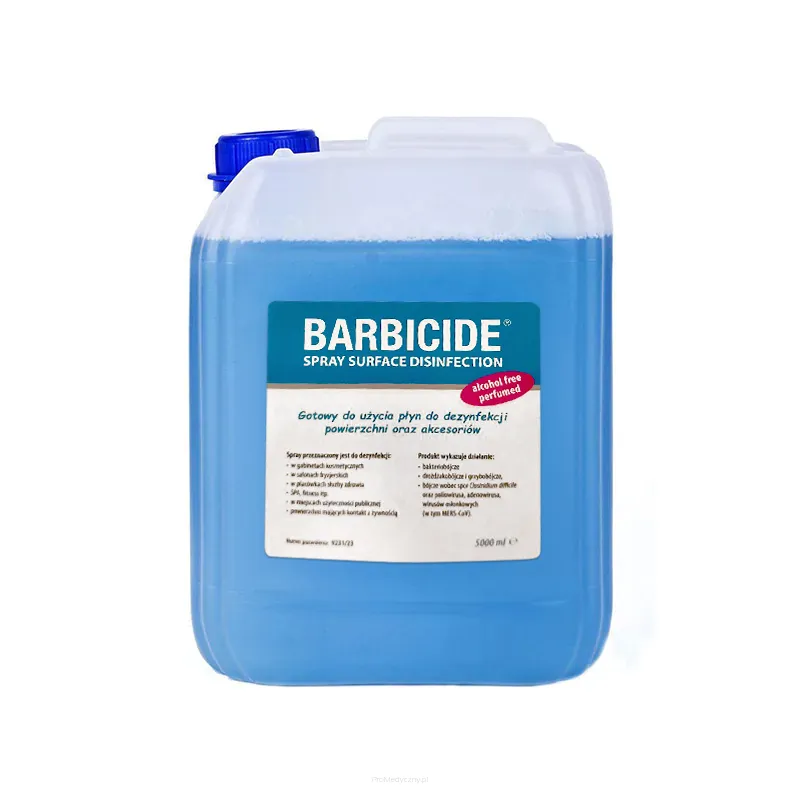Barbicide spray do dezynfekcji wszystkich powierzchni zapachowy - uzupełnienie 5 L