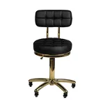 Taboret kosmetyczny Gold AM-961 czarny - 2