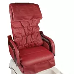 Fotel wyposażony w system masażu rolkowego i uciskowego