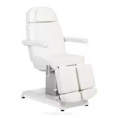 Fotel kosmetyczny Expert podo W-16C 3 silniki biały
