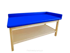 Drewniany stół rehabilitacyjny SR-F p+ z półką